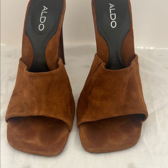 Aldo Brown Heeled Sandals - Picture 7 of 8